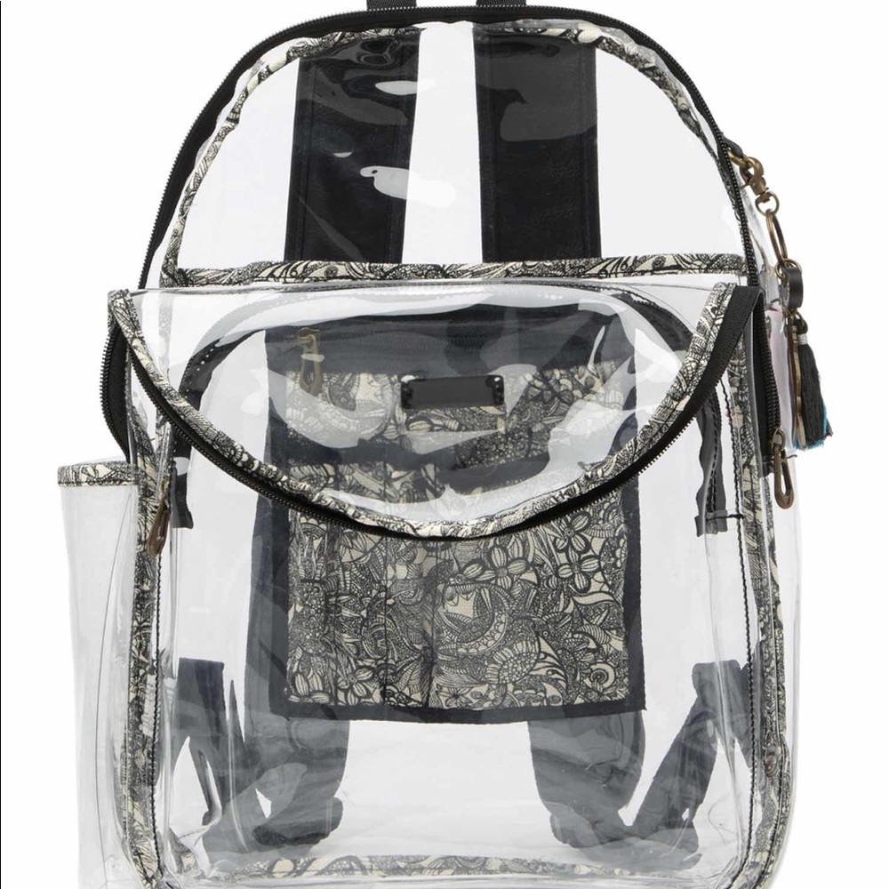 Sakroots transparent backpacks